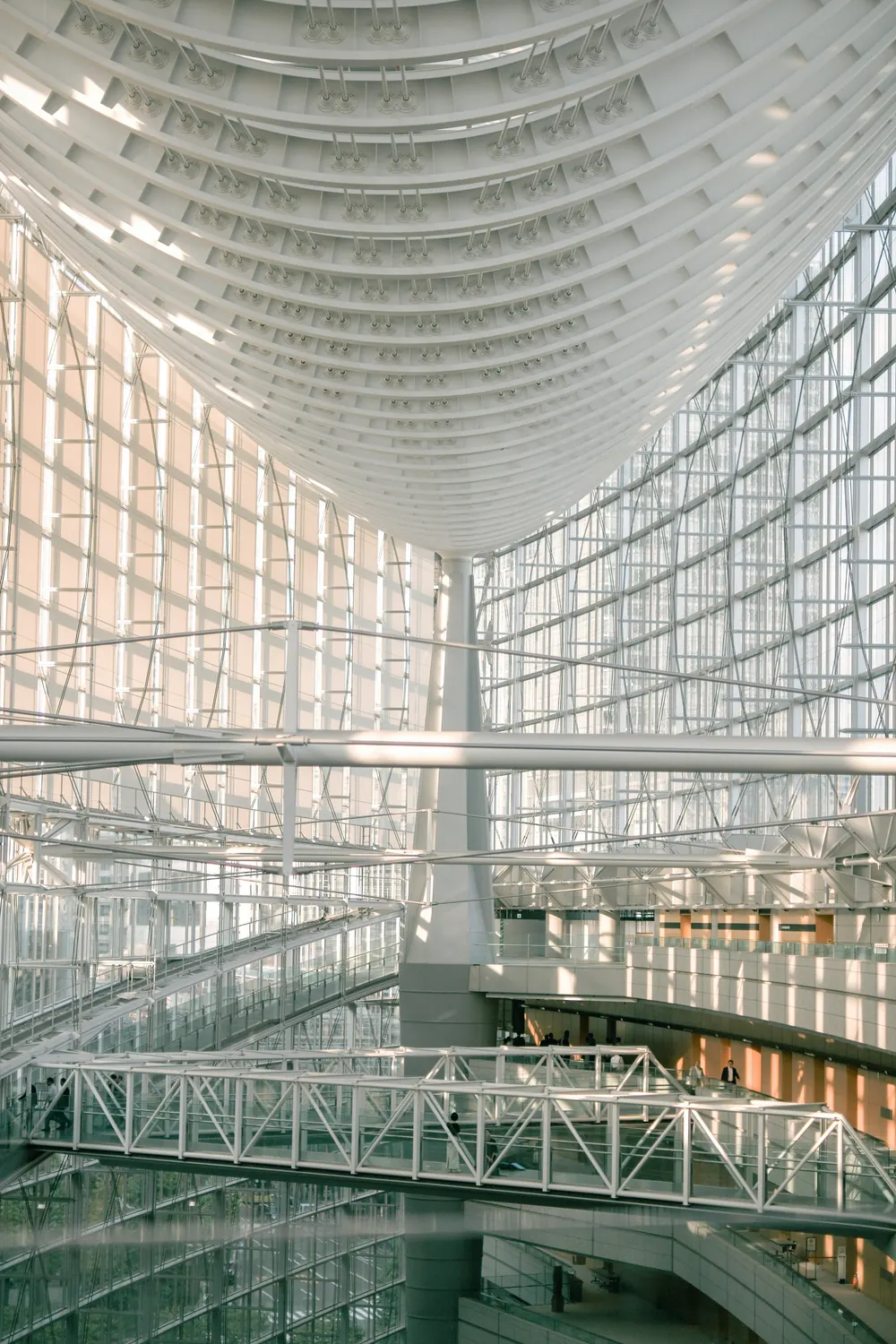 Modern airport terminal architecture